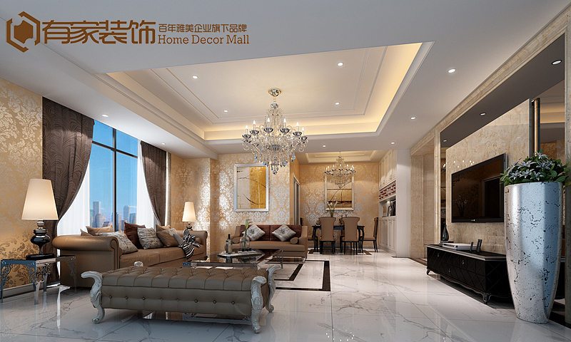 【有家装饰】群升白马郡