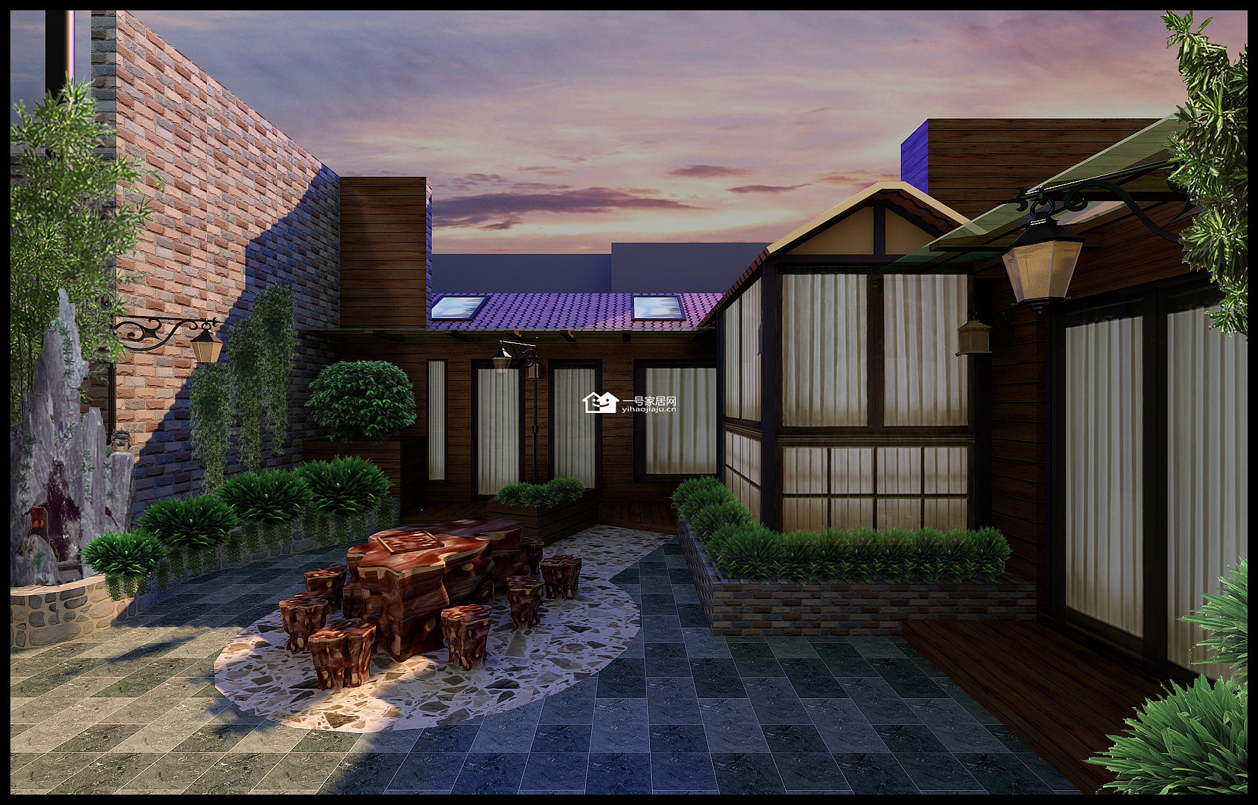 会展城室为四房二厅二卫一厨的一层住宅，室内使用面积