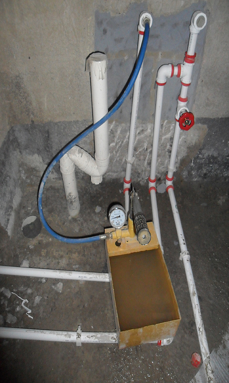 花果园C区14栋李女士现场施工照片—水电验收