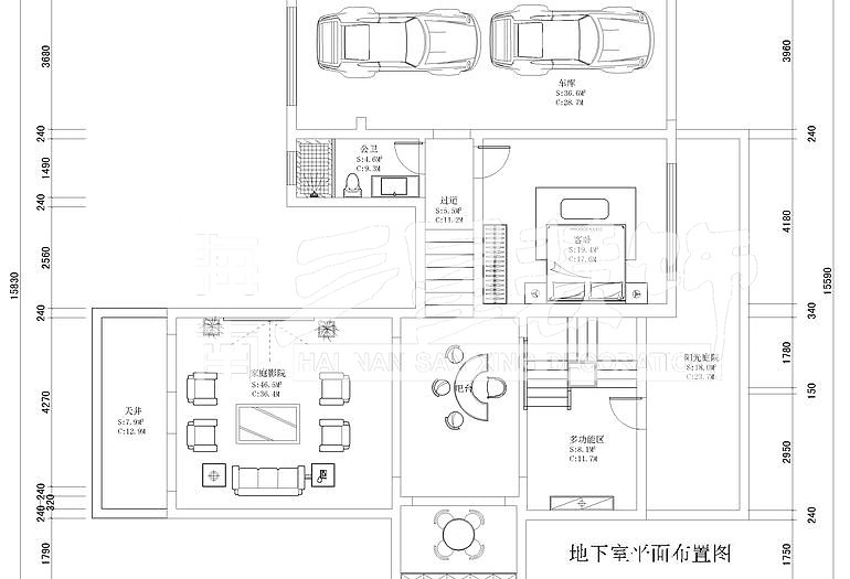 业主需求：喜欢美式田园风格，注重功能细节。