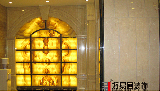 好易居装饰—香榭花都石材店面实景图