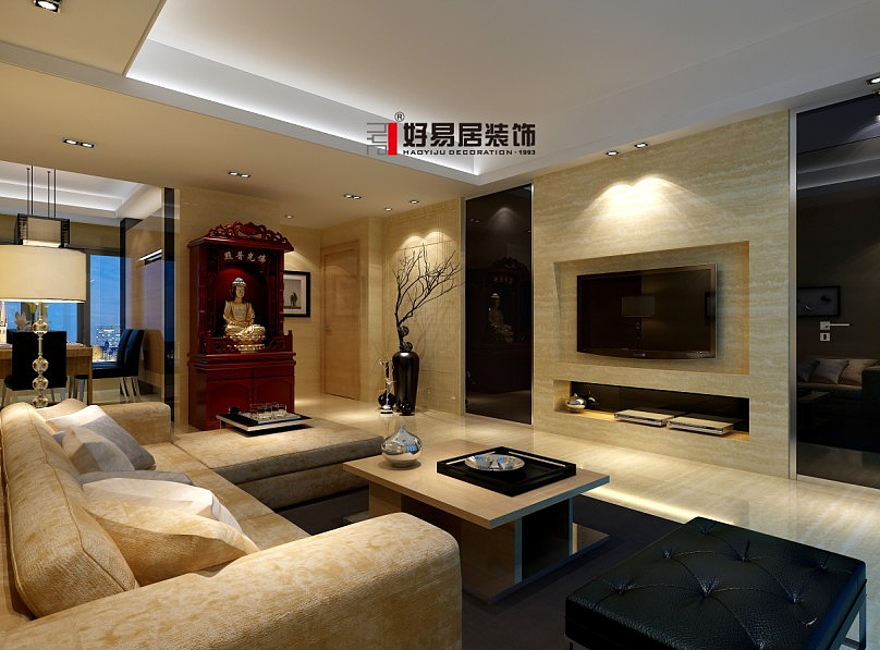本案后现代风格是一种形式上对现代主义进行修正的设计