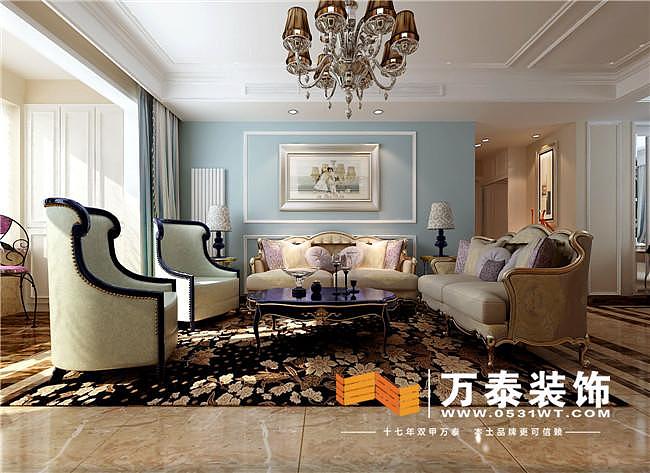   以下这套济南万泰装饰装修的案例是位于中海国际社