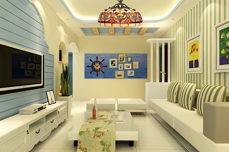 当代城 77平方 地中海风情 基装造价：4.05万