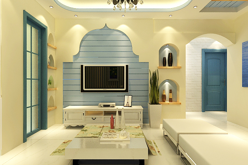 当代城 77平方 地中海风情 基装造价：4.05万