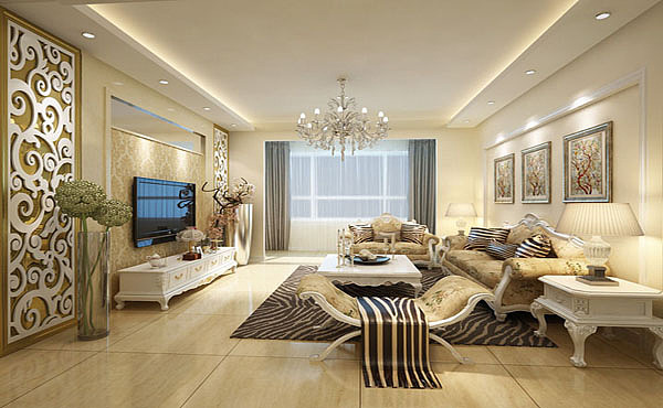 简约欧式风格从简单到繁杂、从整体到局部，精雕细琢，