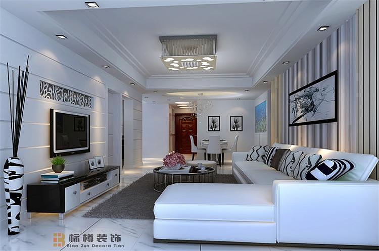 空间简洁宁静为主旨，用各种写意材料创造出一个静、净