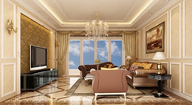 银河湾名苑祖孙四代同堂，简欧风格大居室