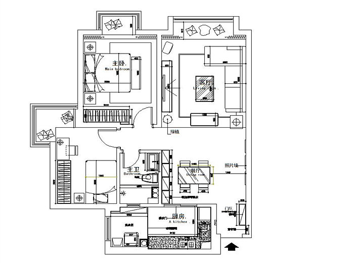 以简洁的表现形式来满足人们对空间环境那种感性的、本