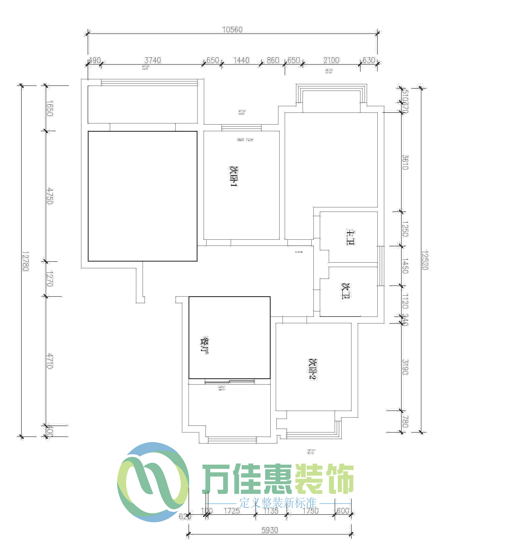 本案是134平米的房子，房子厨卫是彻底的毛坯，房主
