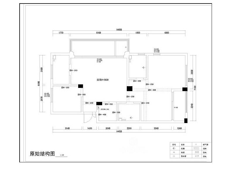 简约美式     130平    5万（硬装，设计