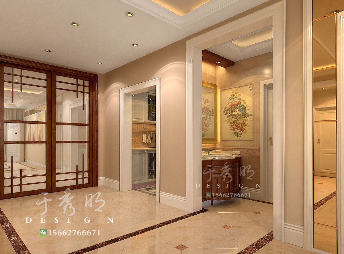 舜奥华府 168，入户花园。 主次卧室 图纸 后续