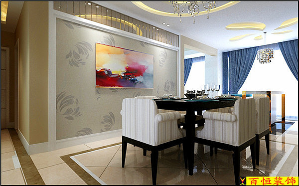 120平精致浪漫欧式风