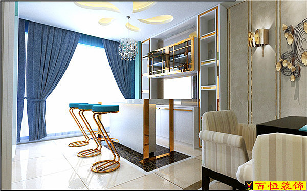 120平精致浪漫欧式风