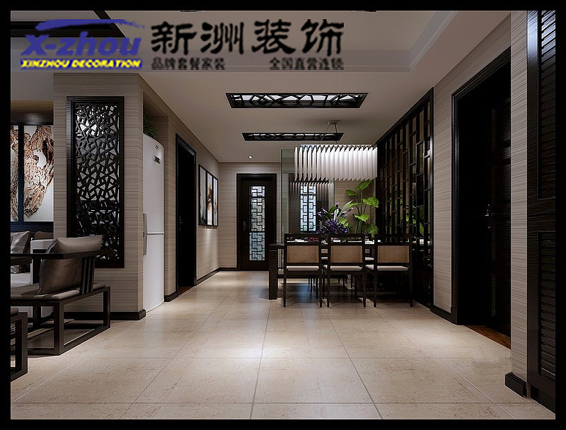 设计师姓名：郭莲户型 面积：李先生都市广场三室两厅