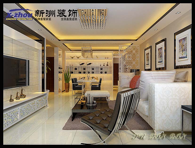 设计师姓名：郭莲户型 面积：三室两厅一厨一卫120