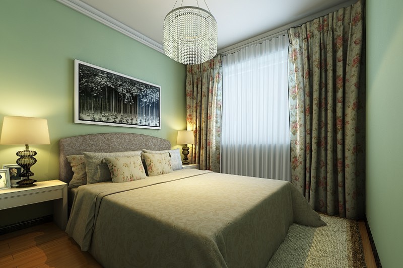 在整个的设计过程中，以简约作为基调，米色的沙发与咖