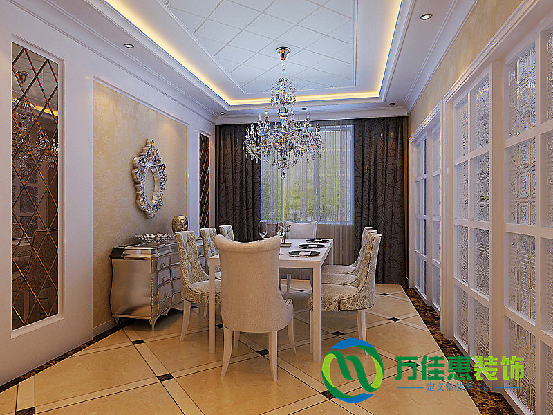 设计师：孟凡刚设计风格：简欧面积：180㎡全包价格