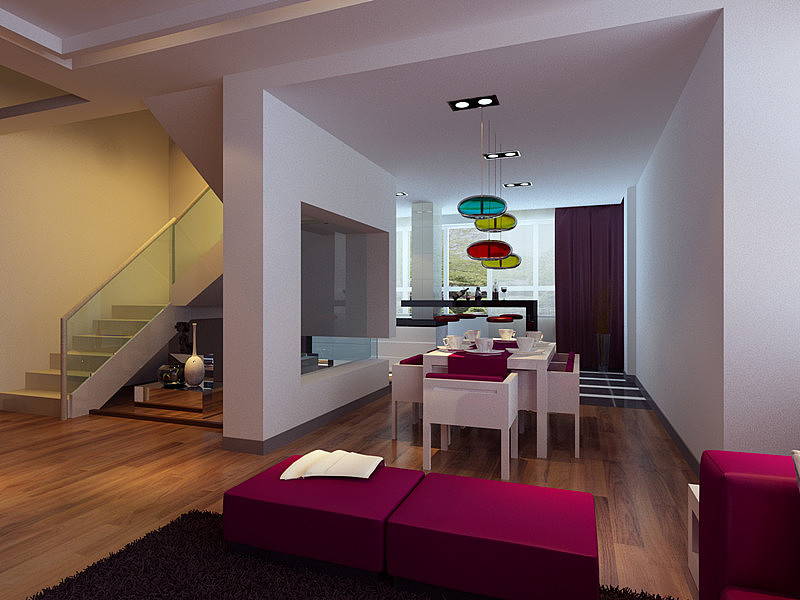 简约风虽然不算特别，却永不落后。整个空间简洁明亮，