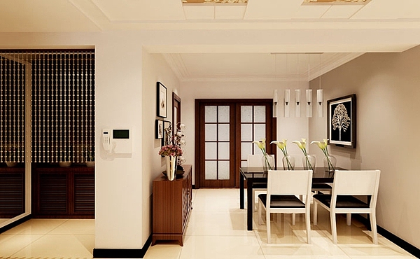 沉稳的色调，优雅的直线造型，塑造舒心的环境，让每时