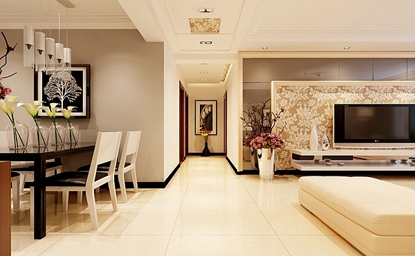 沉稳的色调，优雅的直线造型，塑造舒心的环境，让每时