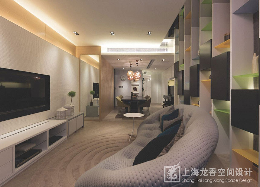 简约白色空间