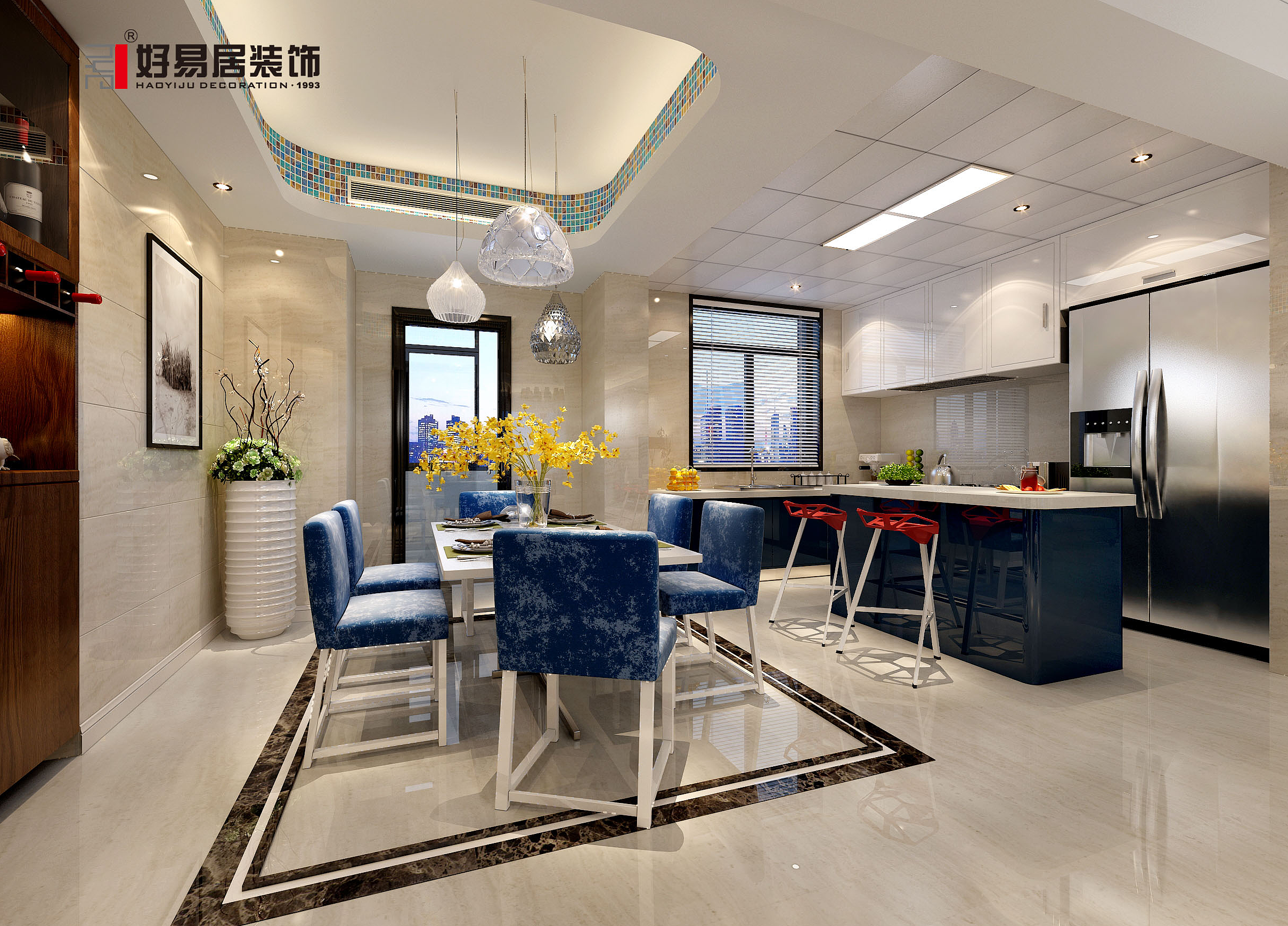 现代风格具有简洁造型、无过多的装饰、推崇科学合理的