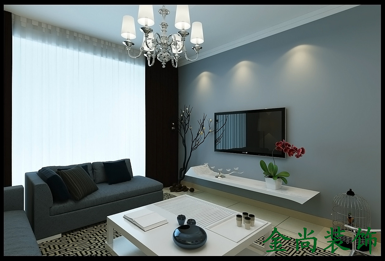 本作品是万象新天92的装修案例，业主本身搞艺术，自