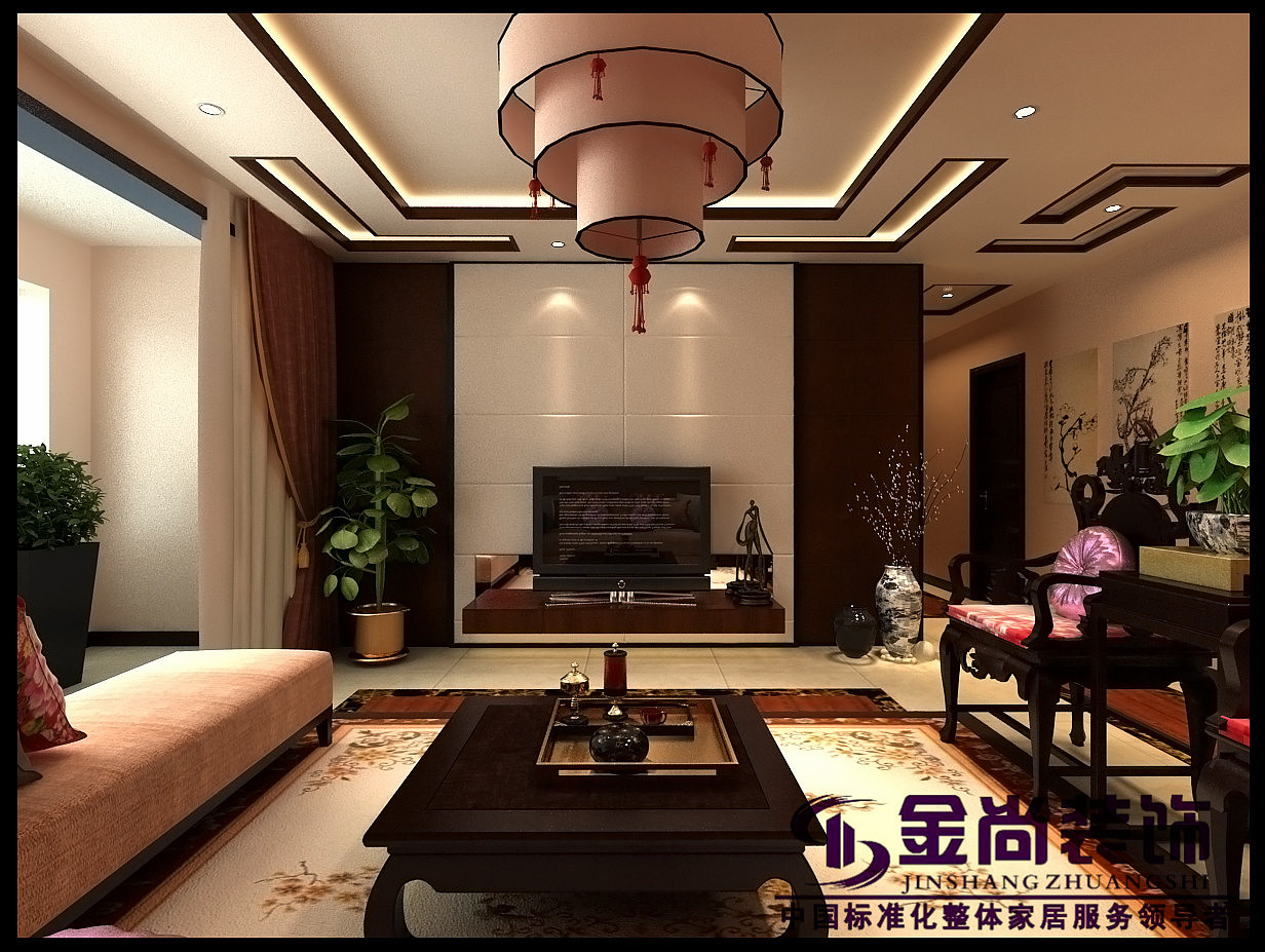 业主追求修身养性的生活境界。书卷味道浓，凸显大气，