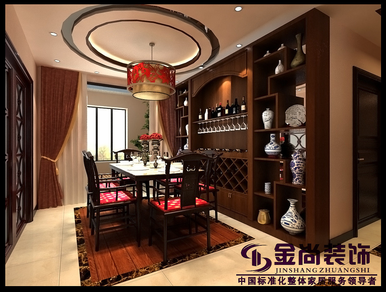 业主追求修身养性的生活境界。书卷味道浓，凸显大气，