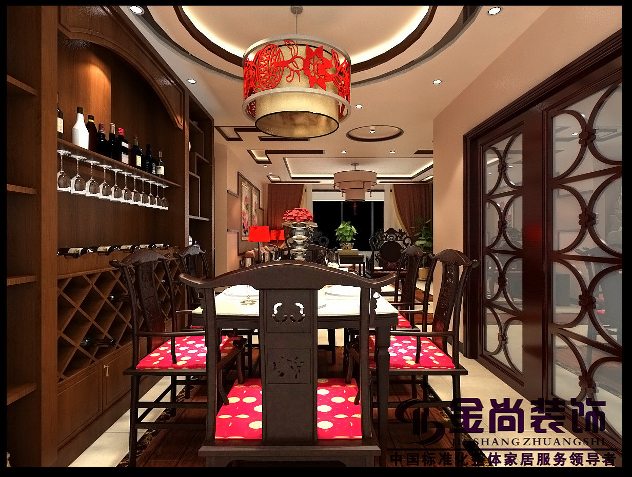 业主追求修身养性的生活境界。书卷味道浓，凸显大气，