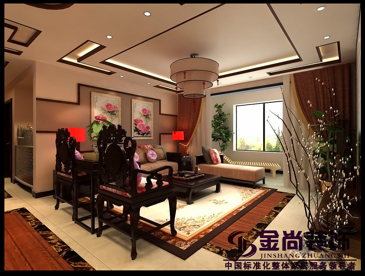 业主追求修身养性的生活境界。书卷味道浓，凸显大气，