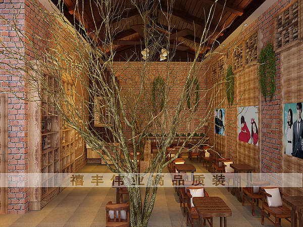 300平米饭店设计