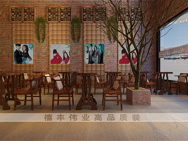 300平米饭店设计
