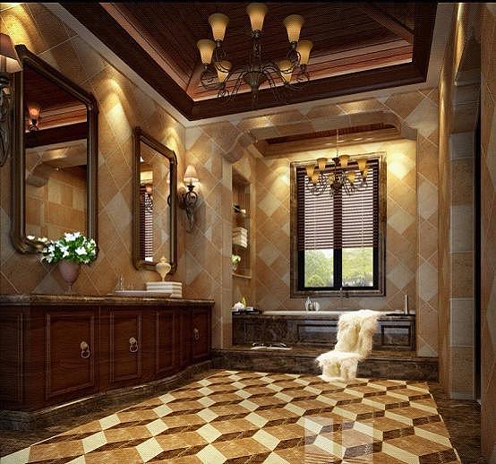 古典欧式风格是追求华丽、高雅的古典，设计风格直接对