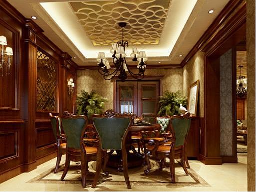 古典欧式风格是追求华丽、高雅的古典，设计风格直接对