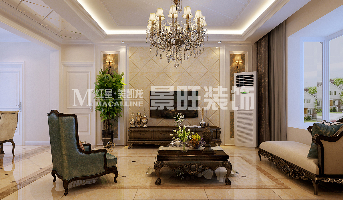 本户型为三室两厅一厨两卫，空间布局较合理，户型南北