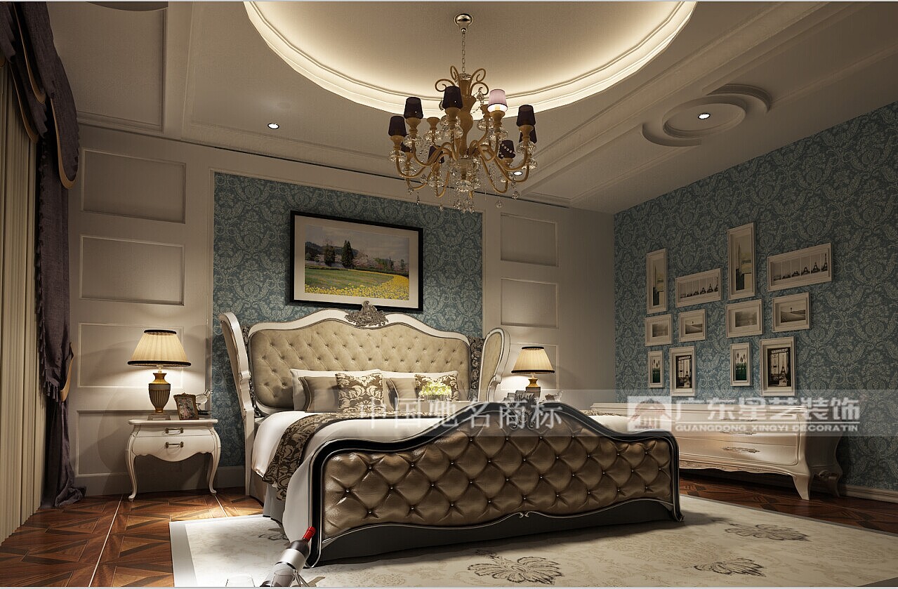 主要用材银泊，金丝玉瑪地砖，墙面艺术印花硅藻泥，新