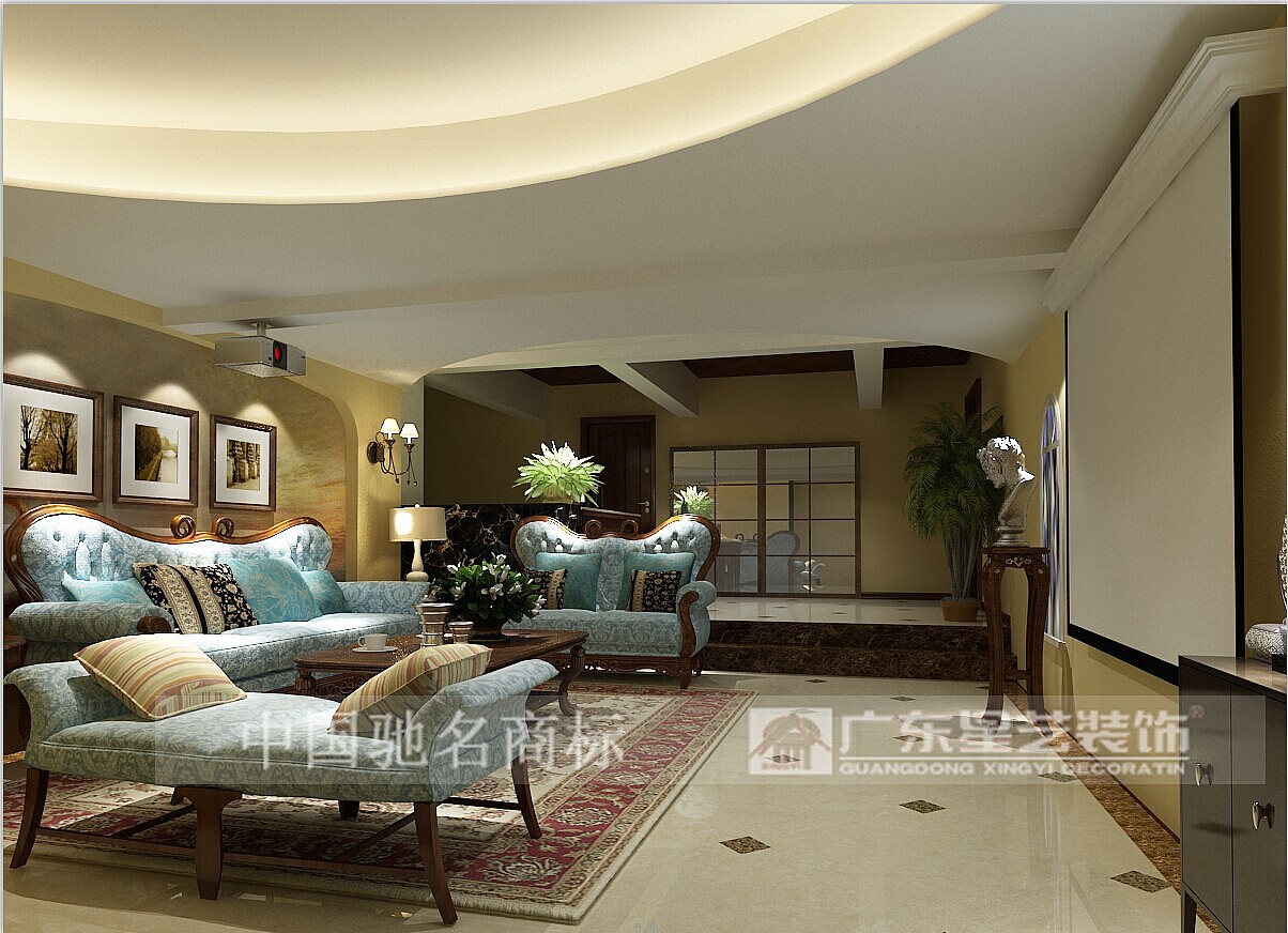 主要用材银泊，金丝玉瑪地砖，墙面艺术印花硅藻泥，新