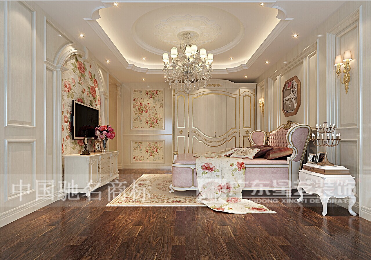 主要用材石材地面拼花，石材墙面，铁艺扶手，护墙板，