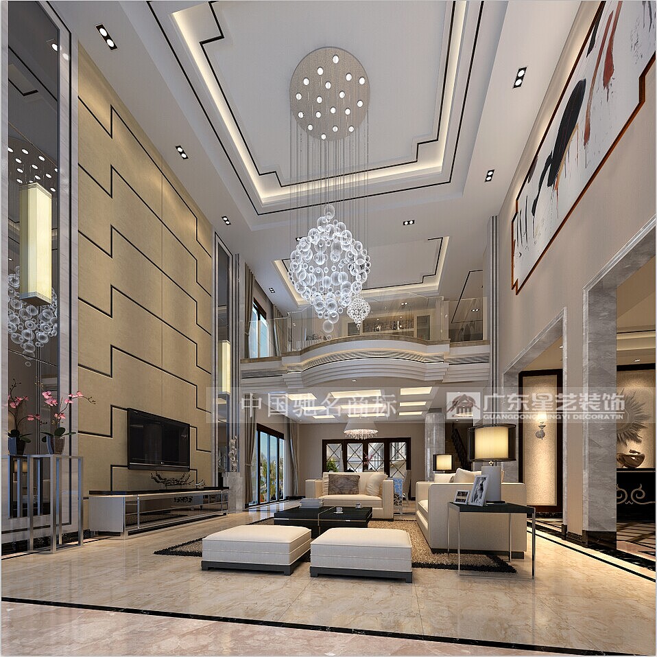 主要用材石材，皮革硬包，地面全抛釉地砖，墙纸，镜面