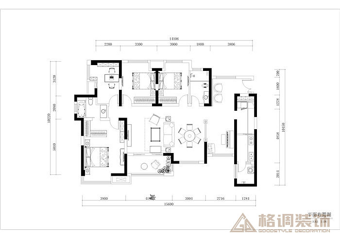 楼盘地址：  华润二十四城 面积：120㎡造价：6