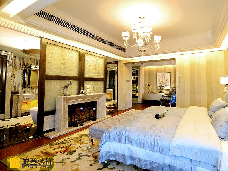 此案例为中国人家实景图，风格为欧式风格。