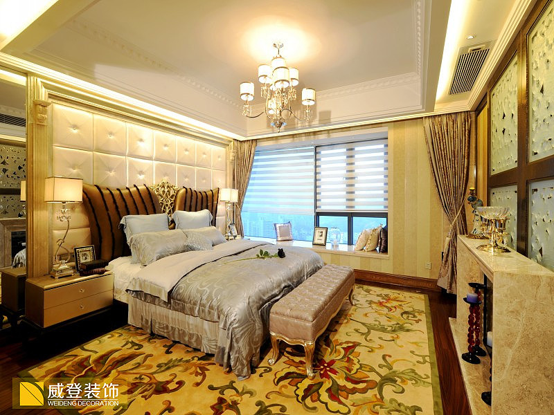 此案例为中国人家实景图，风格为欧式风格。