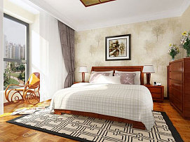 中式风格舒适卧室效果图片