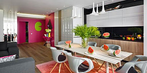 现代彩色梦幻公寓设计