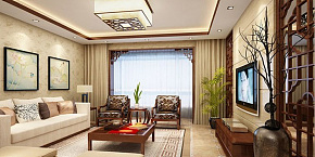 中式风格温馨客厅图片大全