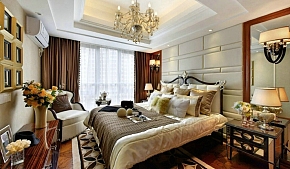 别墅欧式新古典卧室效果图片