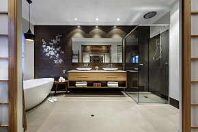 日式三居浴室效果图片