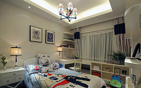 舒适地中海风格卧室图片